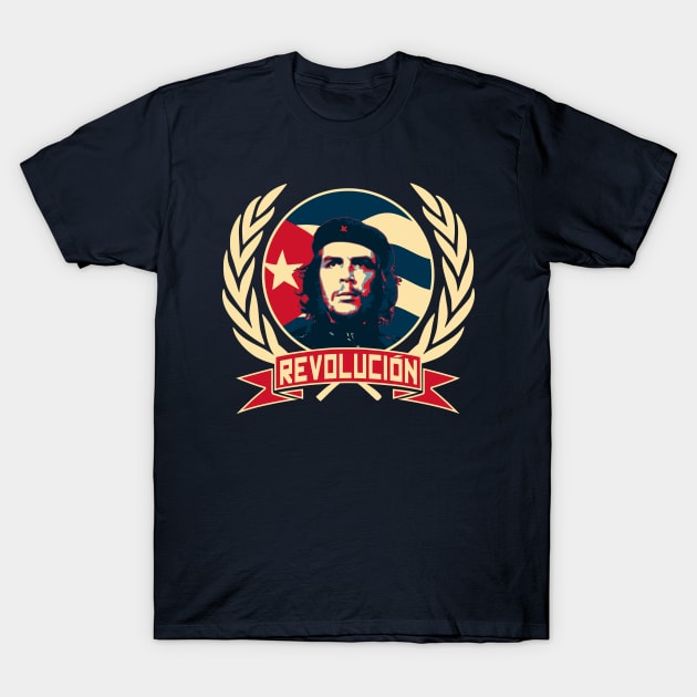 Che Guevara Revolucion T-Shirt by Nerd_art